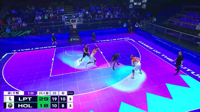 未来运动会ligaproteamvsholcattes这转身后仰跳投这