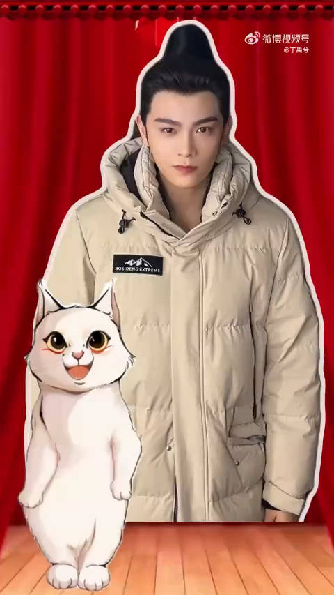 丁禹兮一比一复刻猫咪洗澡了