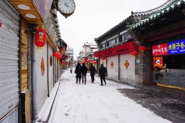 南辰王府雪景图片图片