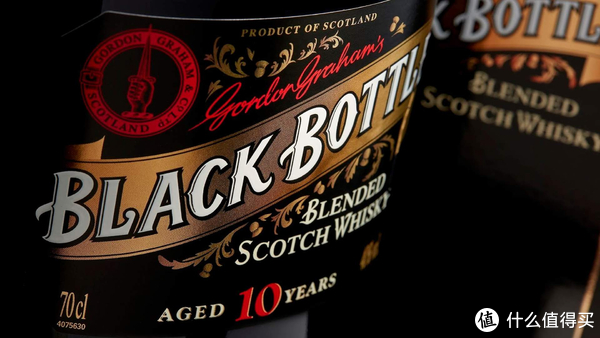 黑瓶blackbottle威士忌五彩斑斓的黑