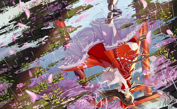 应老哥要求,今天的主题是《东方project》系列主角,博丽灵梦.