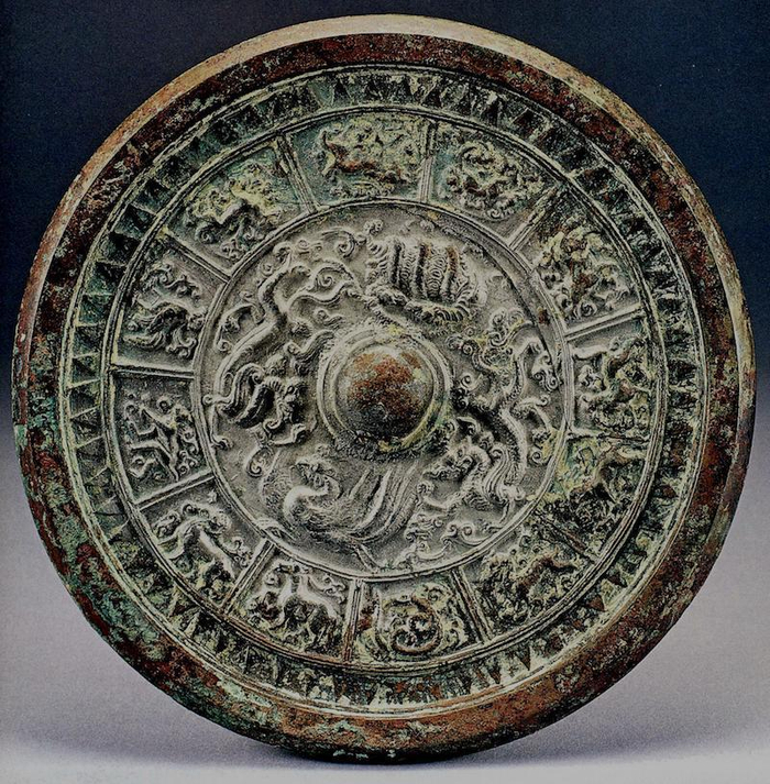 见龙在田洛阳出土铜镜上的龙纹纵览