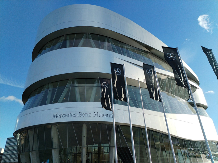 当地时间2024年1月3日，德国斯图加特，梅赛德斯-奔驰集团。