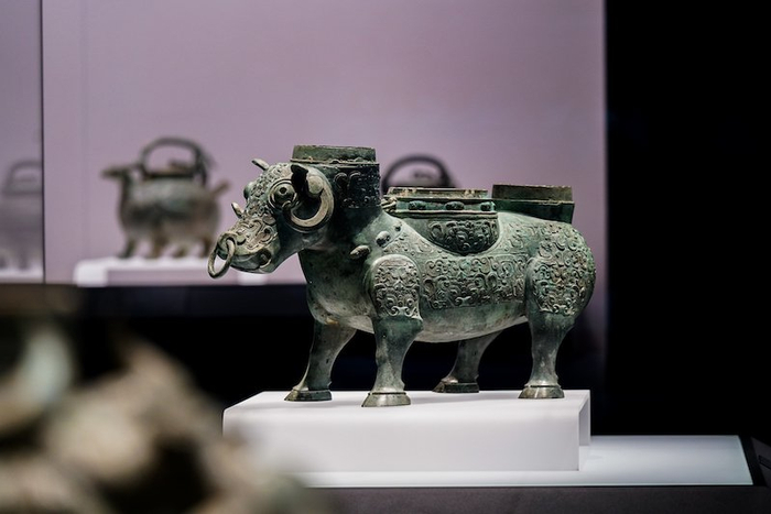 展览现场 春秋晚期 牺尊