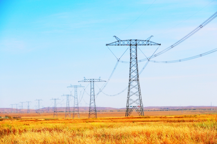 ▲宁东—浙江±800千伏特高压直流输电工程