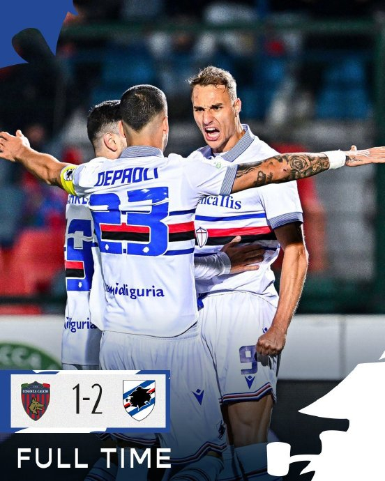 的桑普多利亚客场2:1击败科森扎队|客场|桑普多利亚|意乙_新浪新闻