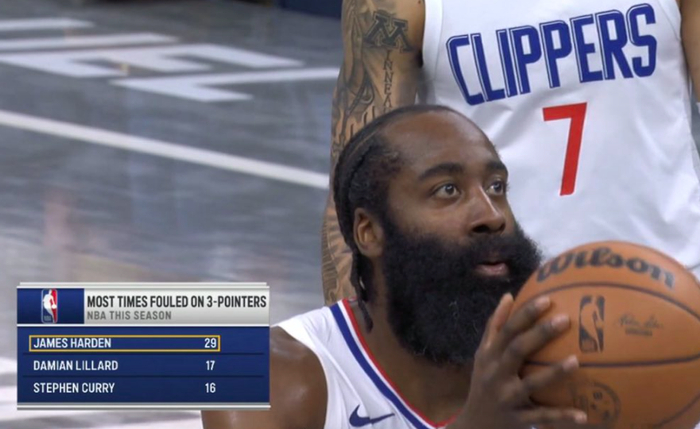 全场8中1又如何哈登988最后一投杀死比赛造3分犯规联盟第1