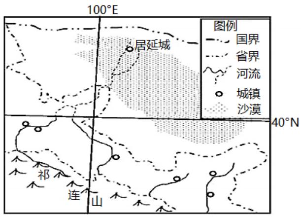 弱水地理位置图片