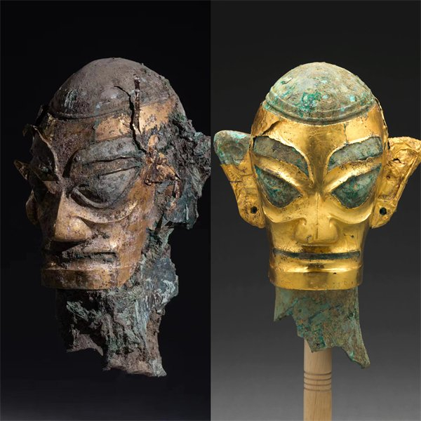 国艺张珮琛三星堆金面具修复记