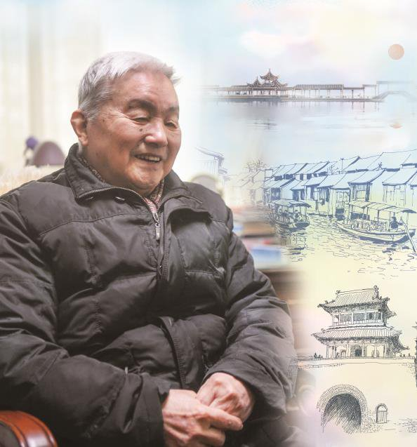 阮仪三始终关心文化遗产保护 本报记者 陶磊  摄 制图  邵晓艳