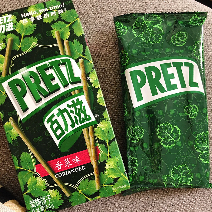 香菜味百力滋；图片来源：小红书@Q。