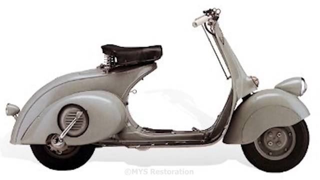 审美果然是要复古的,vespa的外观,1960年代以前的最好看