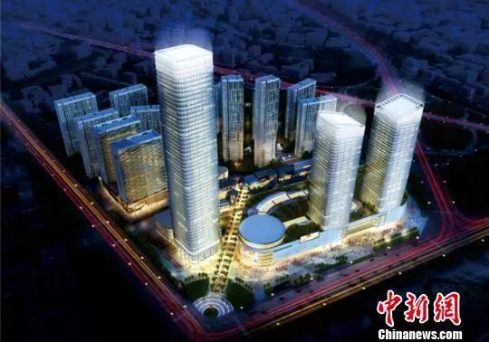 娃哈哈宜昌购物广场整体效果图