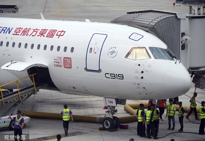 随着中国国产大型客机c919量产在即,空客a320系列飞机亚洲总装线的第