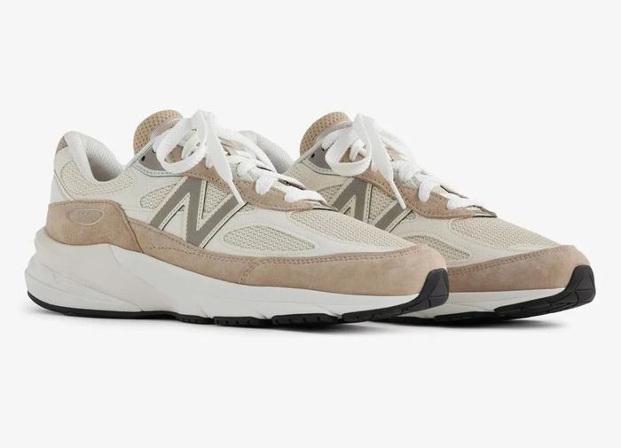 目前全新的aime leon dore x new balance 990v6 "incense"已经上架