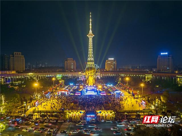 我的大城小镇丨株洲首届神农庙会夜景高清美图,看得见的热辣滚烫!