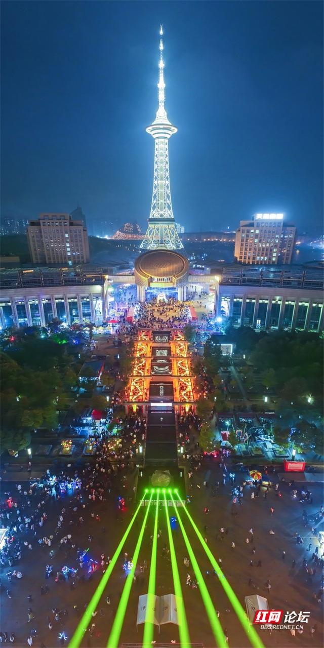 我的大城小镇丨株洲首届神农庙会夜景高清美图,看得见的热辣滚烫!