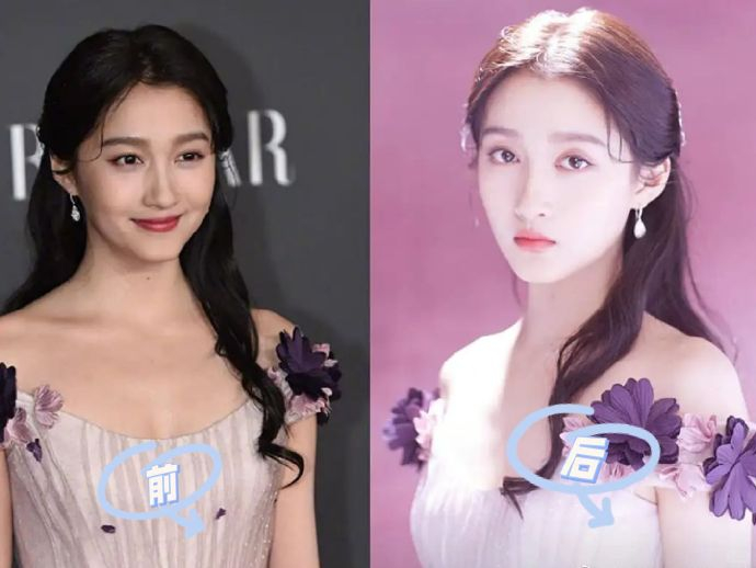 女明星的生图vs精修大对比|女明星|迪丽热巴|关晓彤_新浪新闻