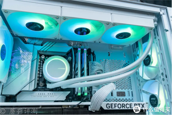 颜值无出其右散热效果也非常不错乔思伯tg360一体式水冷白色版评测