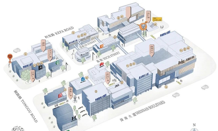 以深圳万象天地为例,作为全国首座万象天地,深圳万象天地是"街区 mall