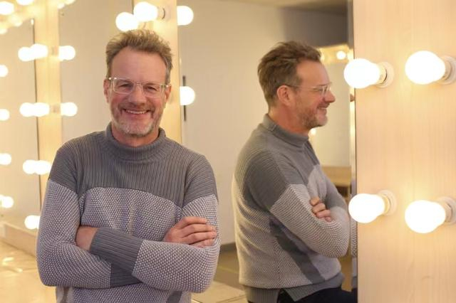 2024年1月23日，大山在北京接受采访。澎湃新闻记者 权义 图