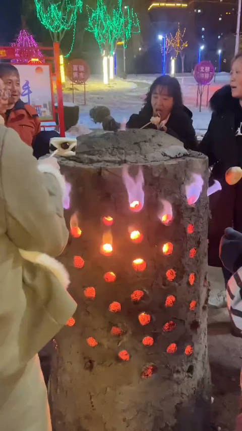 棒槌火能着好几天呢劳动人民的智慧