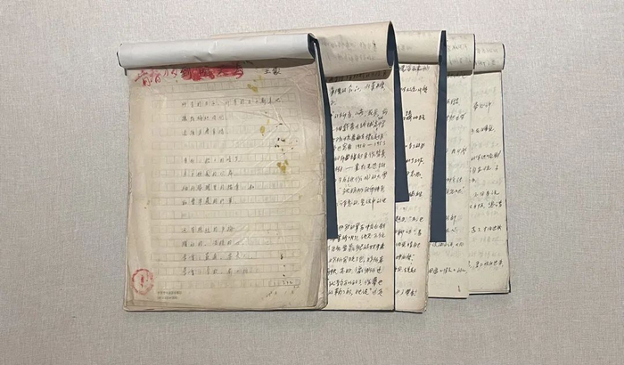 《青春万岁》初稿（中国国家博物馆供图）