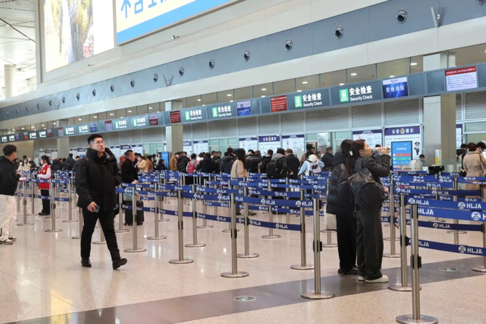 尔滨火出圈哈尔滨机场迎接史上最忙春运