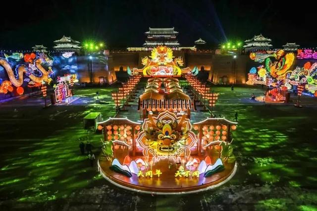 大多美炫67这就是大同古都灯会