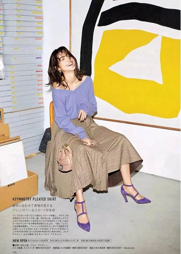 温柔又舒适的日杂毛衣穿搭,一起学起来～|毛衣链|毛衣|罗纹_新浪新闻