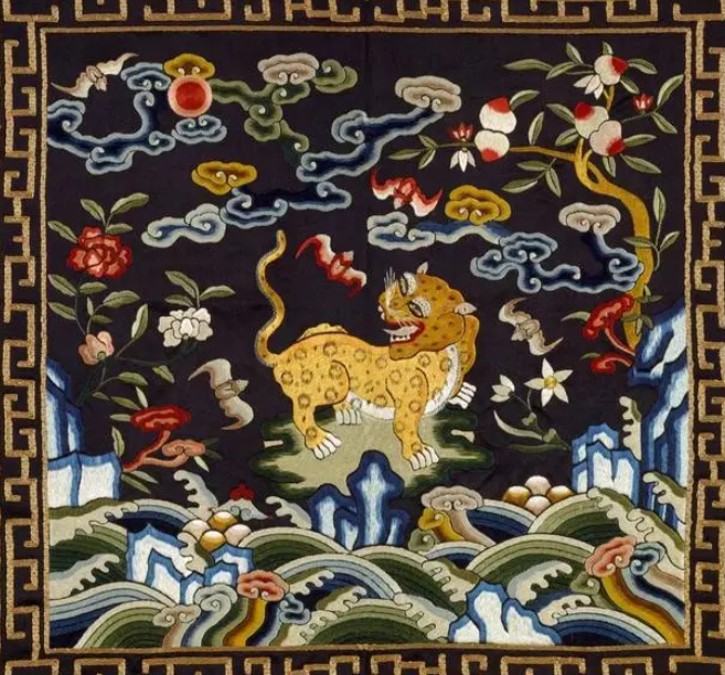 一品和二品武将都用狮子,三品和四品是虎豹,五品是熊罴,六品和七品是