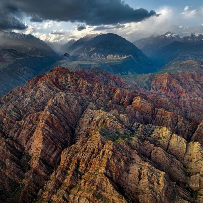 摄影家眼中的阿克苏托木尔峰的冰雪画境
