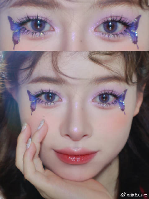 神仙紫色蝴蝶妆03一眼沦陷