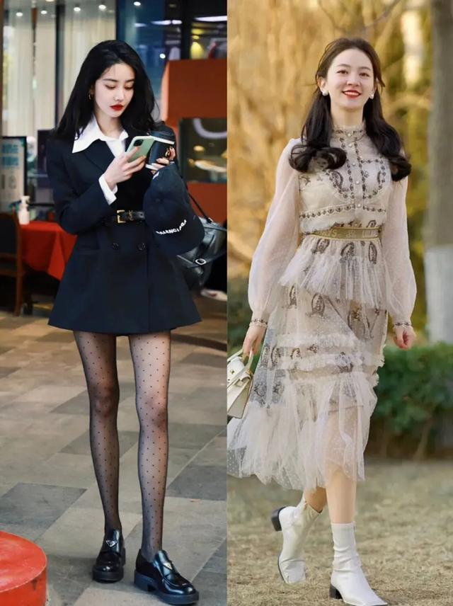 早春被街拍达人惊艳到了穿搭基础款基础色既时髦又高级