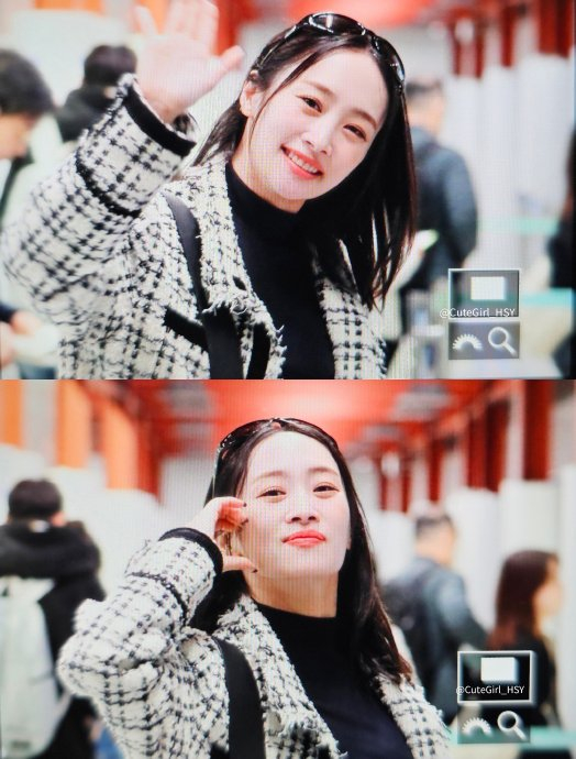 kara的郑妮可韩国机场出发参加浪姐5