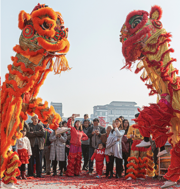 展现醒狮的魅力|醒狮|拍摄|测光_新浪新闻