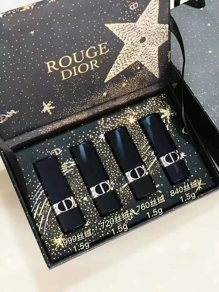 4支dior口红不到200元卖断货的热门色号女神节星光限定礼盒抢疯了