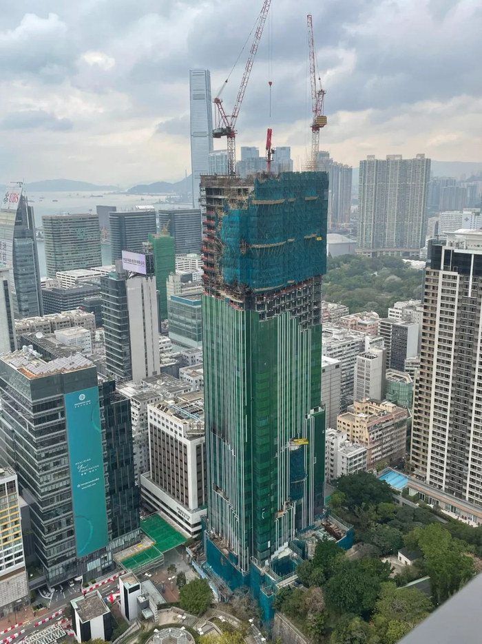 香港市区在建项目 孙婉秋摄