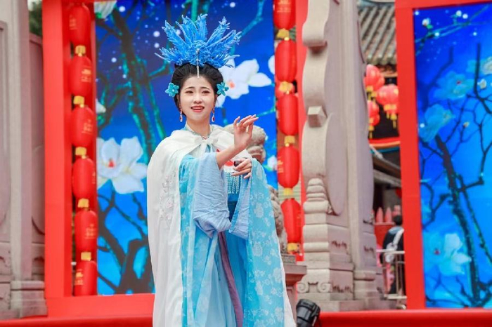 广府庙会素馨佳人演绎花城花语,三甲得主均花落广汉会|广州市|庙会