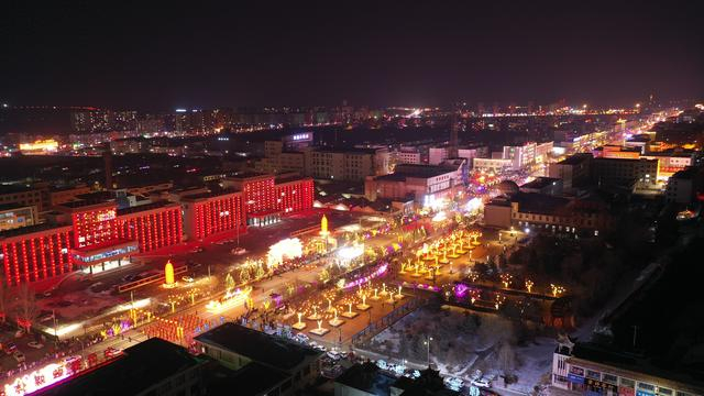 这个春节,左云县好热闹~|彩灯_新浪新闻