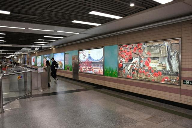 "英雄花开英雄城" 烈士陵园地铁站红色绘画摄影展正式发布|摄影展