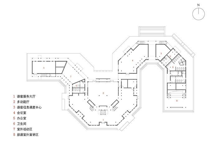 龙形建筑:康县全域旅游游客集散中心 / 共生建筑farmerson architects