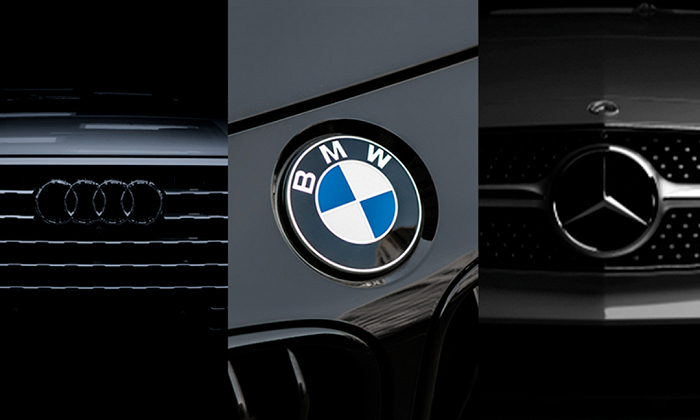 图源奥迪官微、宝马官微、梅赛德斯-奔驰官微