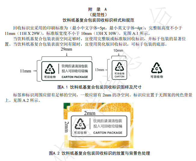 图片来源:t/atcrr 34—2021t/atcrr 41—2022(《饮料纸基复合包装生态
