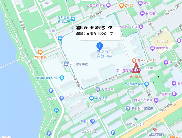 周末开考考场分布图来了