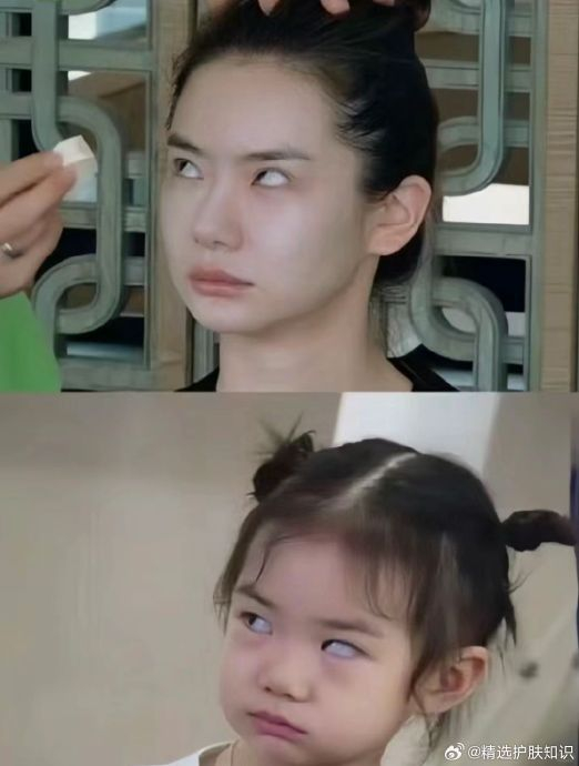 lucky##甜馨#我真的会谢,感觉lucky和甜馨都长的很可爱,都是挑着改父