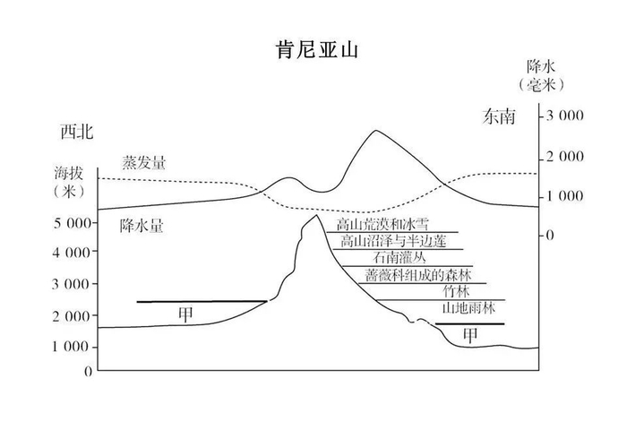 肯尼亚山安第斯山脉乞力马扎罗山阿尔卑斯山国外贡嘎山彩色图珠穆朗玛