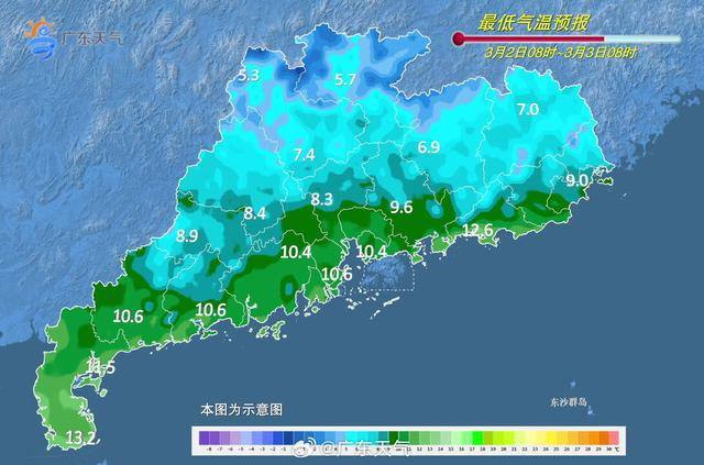 温度记2月广东气温上蹿下跳预计3月仍然冷暖交替