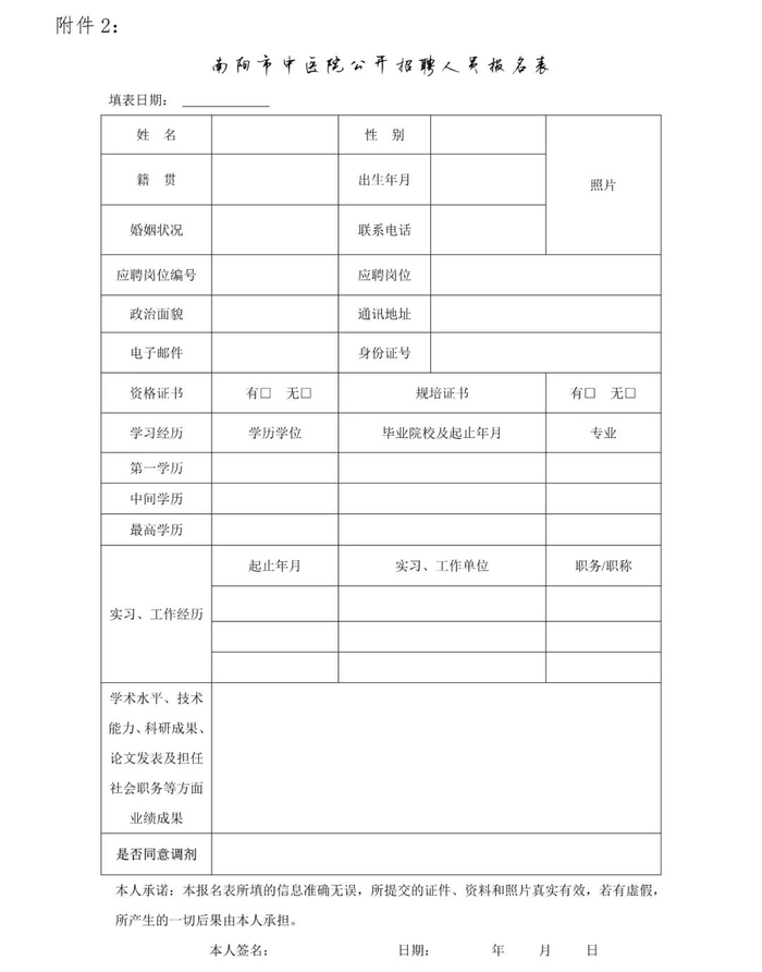 南阳这家三甲医院拟招聘265人