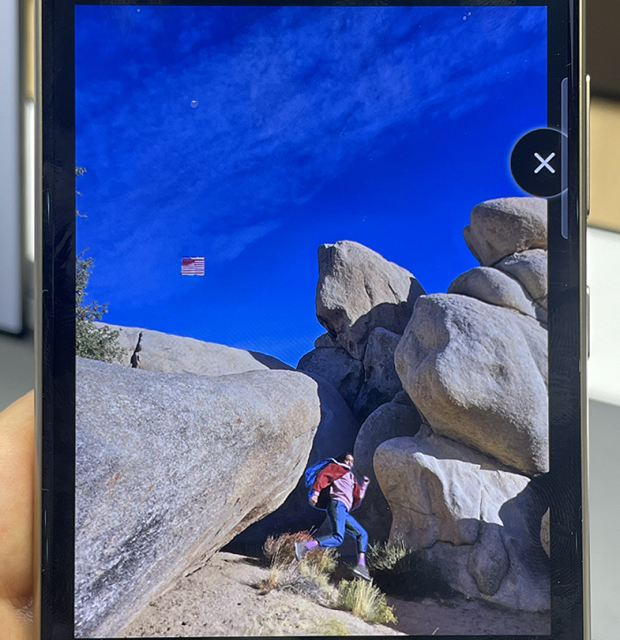 三星Galaxy S24 AI修图后出现bug
